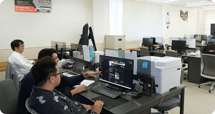 组 専門的な施工エリア区分と標準化された工程管理2